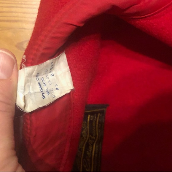 Vintage Eddie Bauer Men’s 100% Wool Winter Shirt, Red/Large - Picture 3 of 10